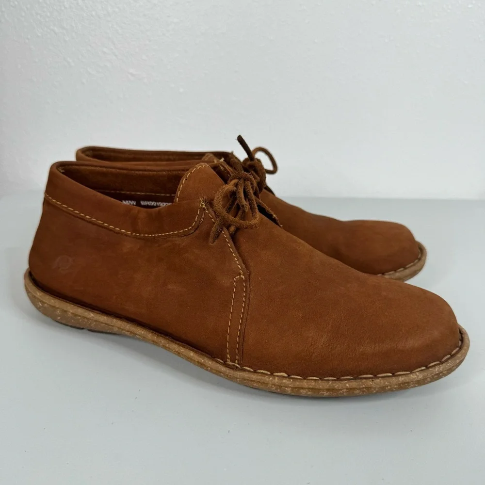 Born Nuala II Brown Leather‎ Chukka Boots Size 10